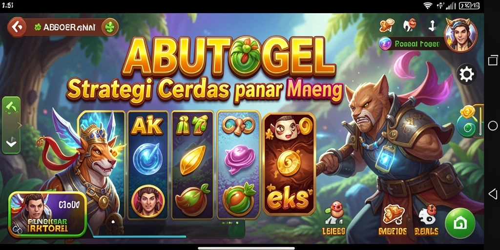 Tampilan strategis permainan ABUTOGEL yang menarik dan menantang.