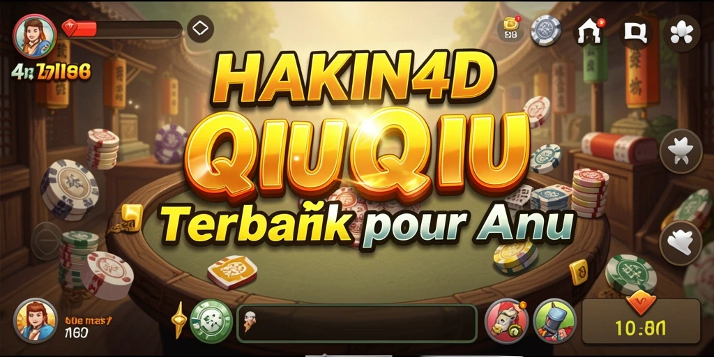 Tampilan gameplay menegangkan dari HAKIN4D saat bermain QiuQiu.