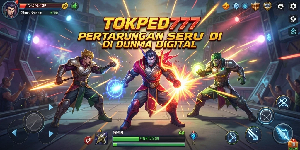 Gameplay seru dengan aksi pertarungan menegangkan di TOKPED777.